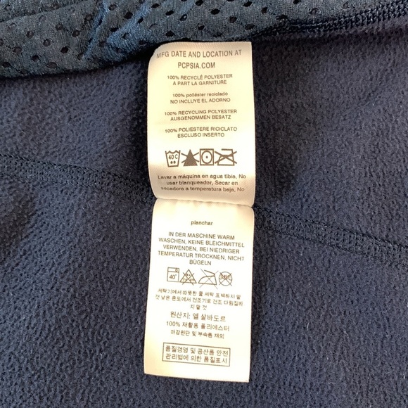 Patagonia Navy Nena Full Zip Fleece Jacket Sz Small - Picture 14 of 17
